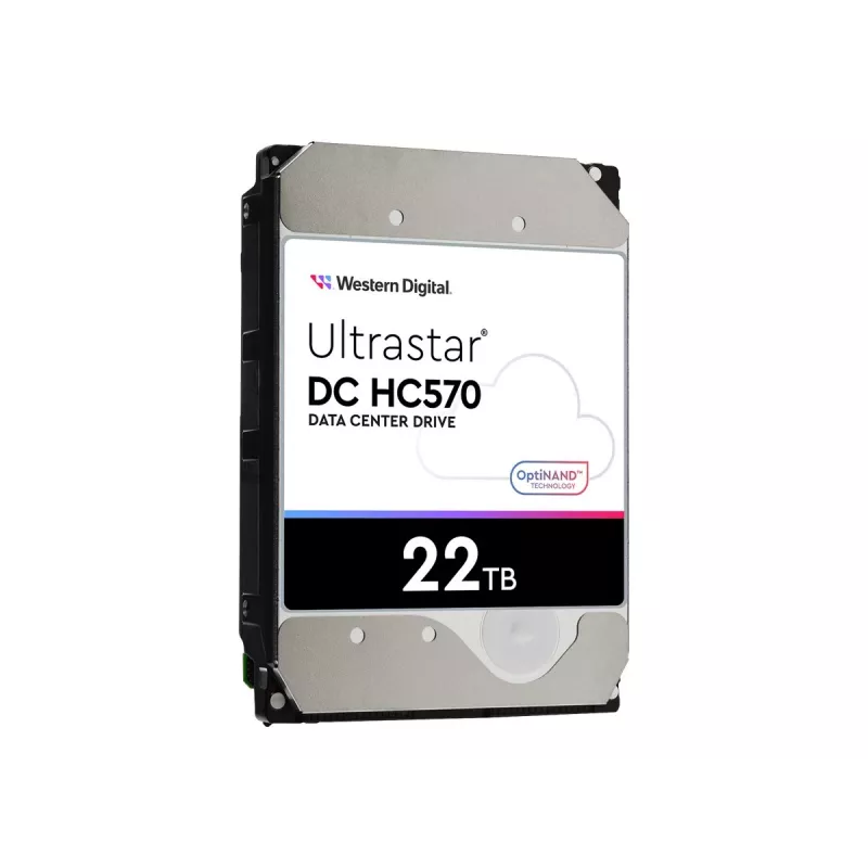 3,5-tolline SAS-kõvaketas Western Digital Ultrastar DH HC570 22 TB, 12 Gbit/s, 7200 p/min, 512 MB vahemälu