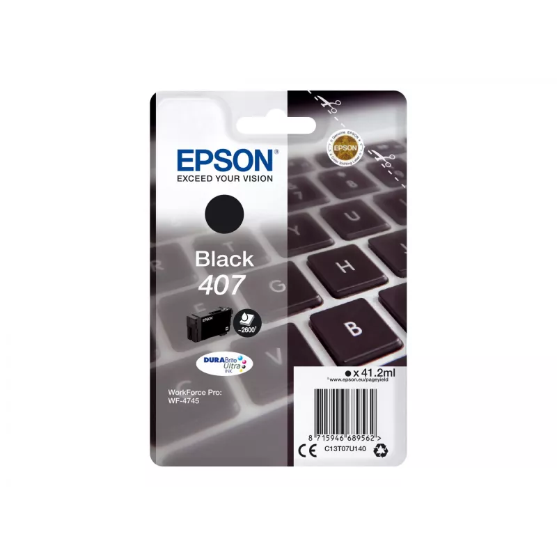 Epson WF-4745 tindikassett 1 tk Originaal Suure (XL) saagikusega must