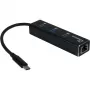 Inter-Tech Argus IT-410 - Hub - 3 x SuperSpeed USB 3.0 + 1 x 10/100/1000 - Lauaarvuti (88885440)