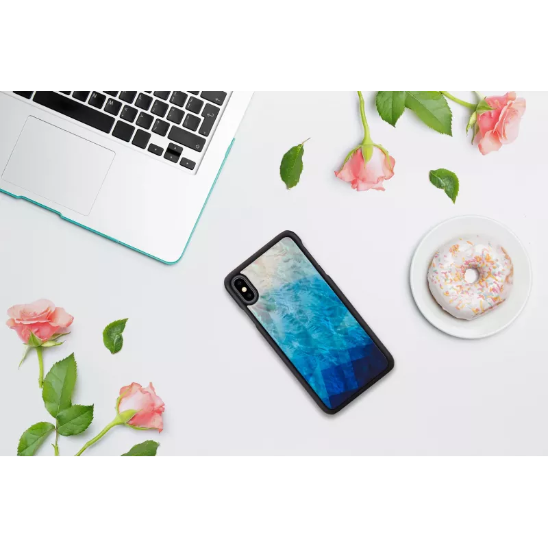 iKinsi telefonikott iPhone XS Maxile — sinise järve must viimistlus