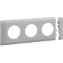 HAGER GB080307035 kateplaat kolmekordne pistikupesa halogeenivaba OT 80 helehall (GB080307035)