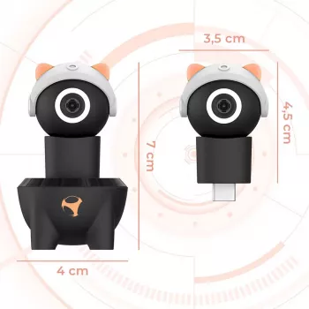 Subsonic Playcam 1080 2in1 HD Mini kaamera Nintendo Switch 2 jaoks, punane