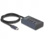 DeLOCK 64189 USB-jaotur USB-C 10000 Mbit/s sinine metallist