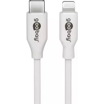 Laadimis- ja sünkroonimiskaabel Goobay Lightning to USB-C 0.5m