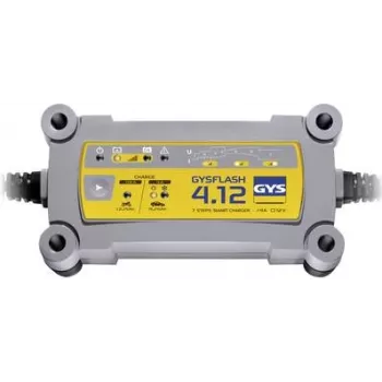 Akulaadija GYS GYSFLASH 4.12 12V 0,8–4,0A, 4 A max, laadimine ja hooldus 12V akudele
