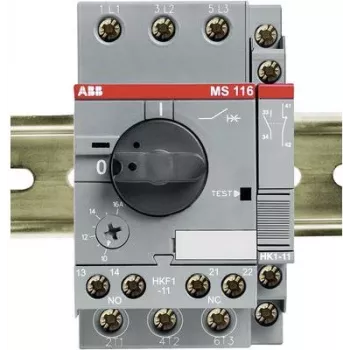 ABB mootorikaitse lüliti reguleeritav 690 V/AC 1,6 A MS 116-1,6 1 tk (1SAM 250 000 R1006)