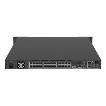 Videovalvesalvesti AXIS S2224 Mk II 24-kanaliline, 48-kanaliline taasesitus, 7680×4320, 6 TB HDD, 256 GB SSD, RAID 0/1/10, 1U, must