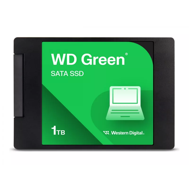 WD WDS100T3G0A-00BJG0 Storage Drive Green on WD pooltoodetud pooljuhtketas (SSD). Selle esiletõstetud omadused on roheline viimistlus, 2,5-tolline vormitegur ja 2,5-tolline ekraani diagonaal.
