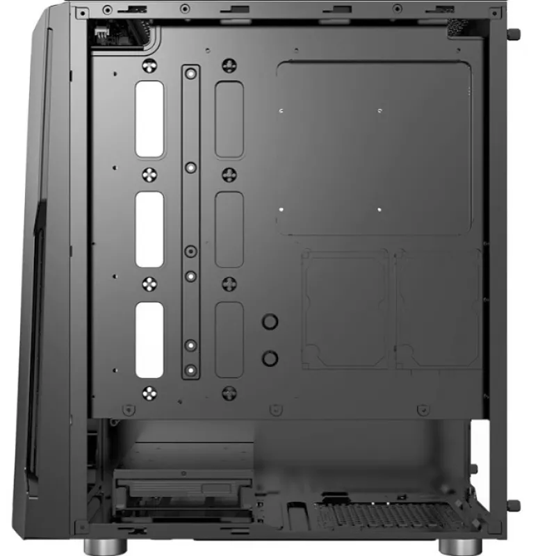 Arvuti korpus Xilence Performance C XILENT BLADE X512.RGB Midi Tower Must
