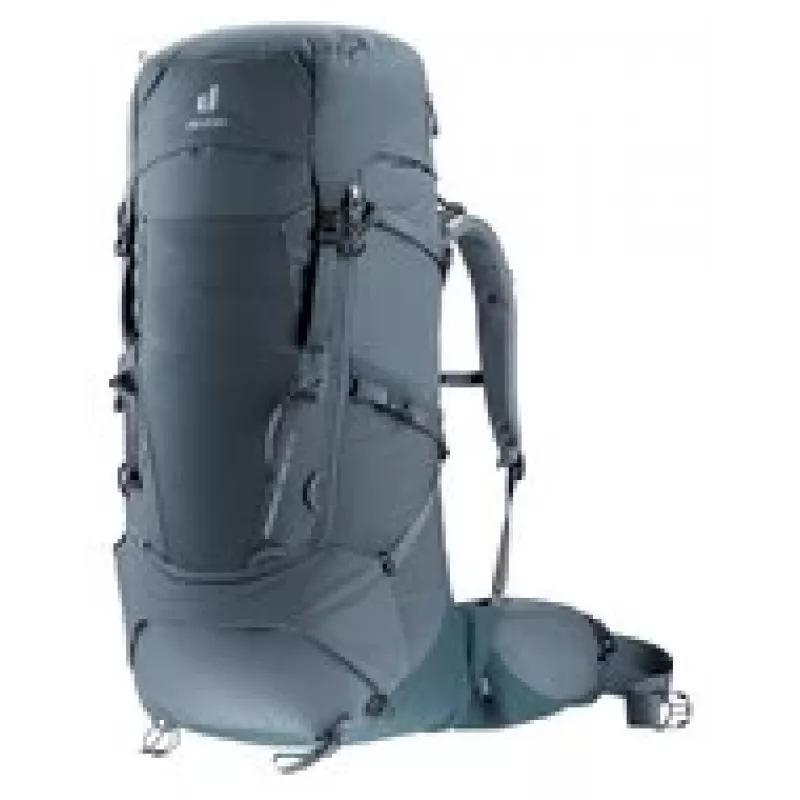 Seljakott DEUTER Aircontact Core 50+10 grafiit-kilt — 50+10 L matkakott, vastupidav ja kerge