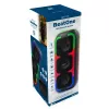 Kaasaskantav stereokõlar SQUEAK SQ1009 — Bluetooth 5.3, 45W RMS, 10 h aku, FM, USB, AUX, LED, 1800 mAh, must