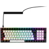 Sharkoon SKILLER SGK50 S2 White DE-Layout Gateron Yellow Klaviatuur