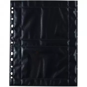 Fototaskud HERMA Fotophan 10x15 cm horisontaalpaigutus must 10 tk