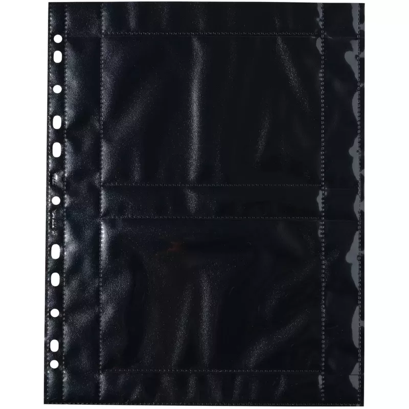Fototaskud HERMA Fotophan 10x15 cm horisontaalpaigutus must 10 tk