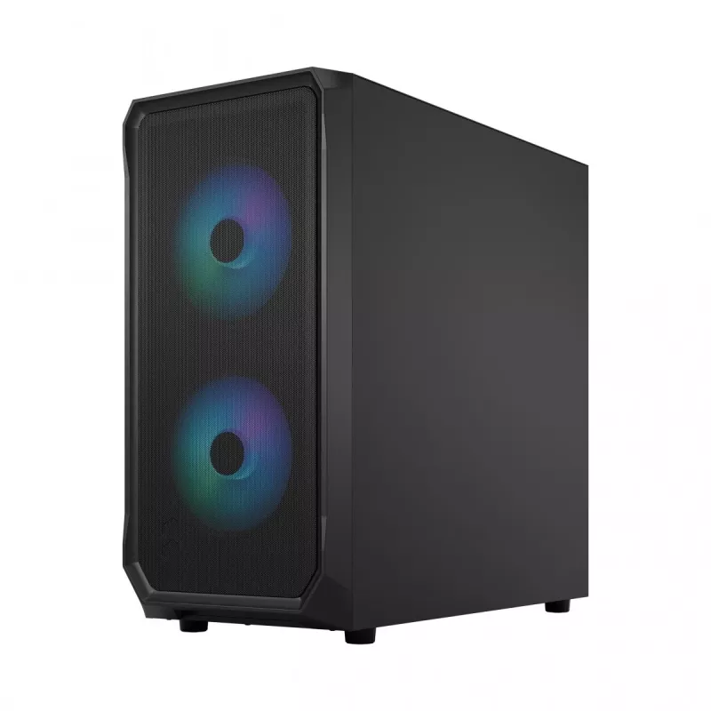 Fractal Design Focus 2 RGB karastatud klaasiga keskmine torn ATX arvutikorpus - must