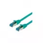 VALUE - patch-kaabel - RJ-45 (M) to RJ-45 (M) - 1,5 m - SFTP, PiMF - CAT 6a - Halogeenivaba, Vormitud, Juhtmehaaketeta, Stranded - Roheline (21.99.1993)