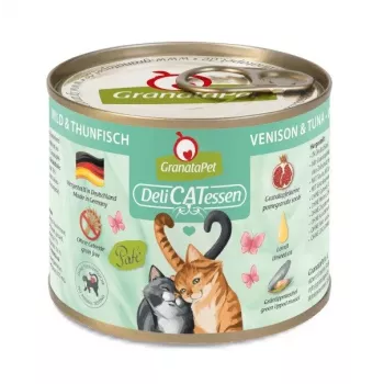 GRANATAPET DeliCATessen hirveliha ja tuunikalaga - märg kassitoit - 200g