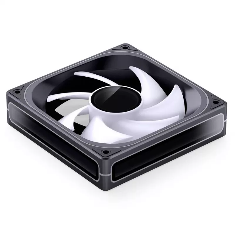 120 mm ARGB PWM korpuse ventilaator Jonsbo ZB-120 must, PWM-juhtimine, ARGB-valgustus