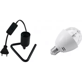 EUROLITE LED Set BC-1 RGB kolmnurkpesa, must — LED-valgustuskomplekt RGB-juhtimisega