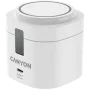 Canyon 4-in-1 juhtmeta laadimisalus, max 30W, mõõdud: 70x70x70.3mm, kaal: 414g, koos 65W laadija ja 1M kaabliga, valge