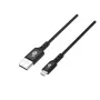 Kaabel USB0-Micro USB 2m silikoon must Quick Charge