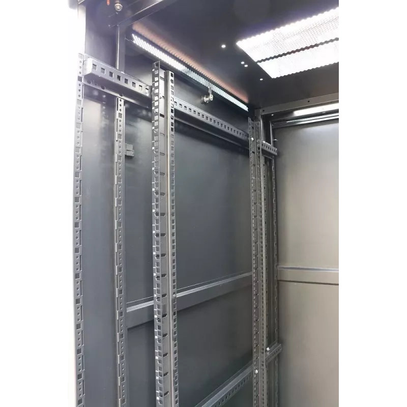 Eraldiseisev rack Extralink 42U 800X800 SEISEV RACK-KAPP MUST 1400 kg kandevõime