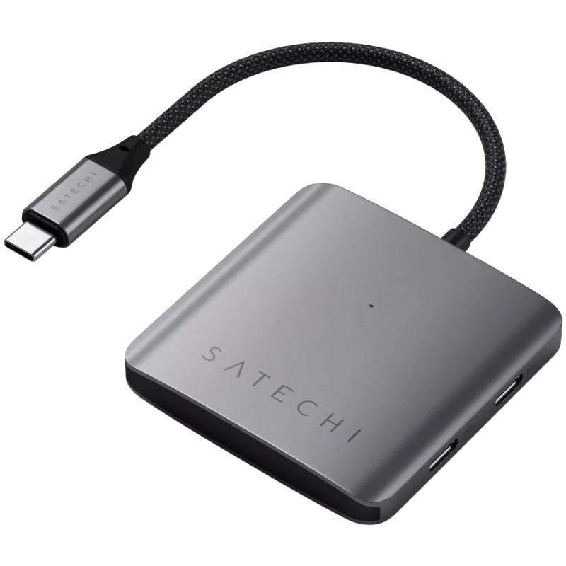 Satechi USB-jaotur toiteedastusega, 4x USB-C 3.2