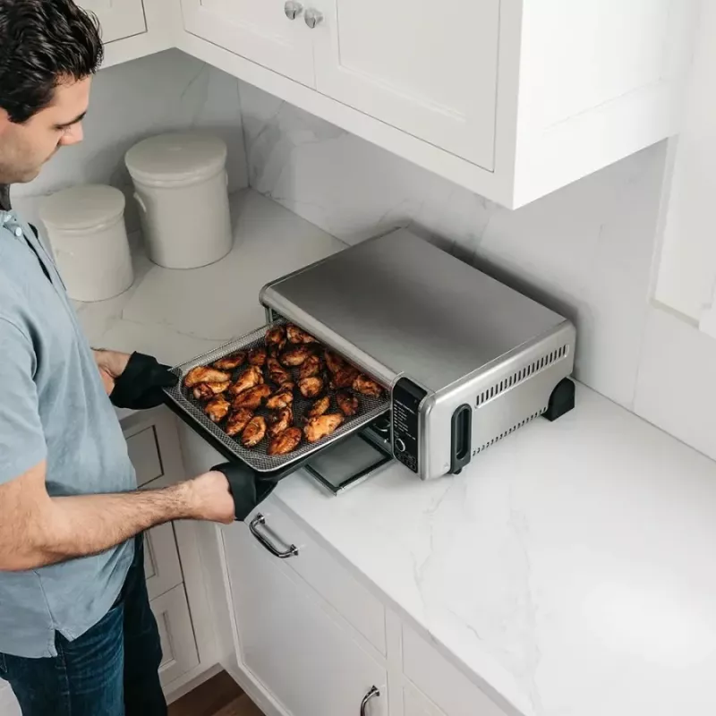 Ninja SP101 Single 10 L eraldiseisev 2400 W kuumaõhufritüür Must, roostevaba teras