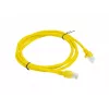 LPATCHCORD Cat.5E UTP 1.5M Kollane FLUKE PASSED LANBERG 10-PACK