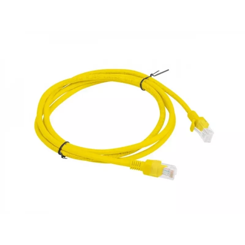 LPATCHCORD Cat.5E UTP 1.5M Kollane FLUKE PASSED LANBERG 10-PACK