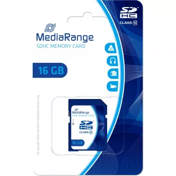 Mälukaart MediaRange 16GB SDHC Class 10 MR963