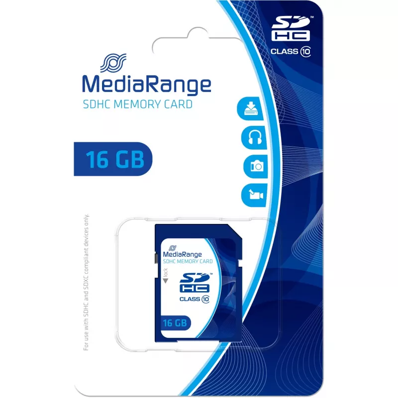 Mälukaart MediaRange 16GB SDHC Class 10 MR963
