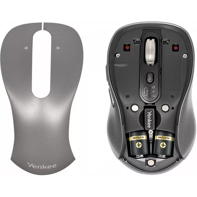 YENKEE YMS 2010SR GYRO kahe ühendusviisiga juhtmevaba hiir, Bluetooth + USB 2.4 GHz