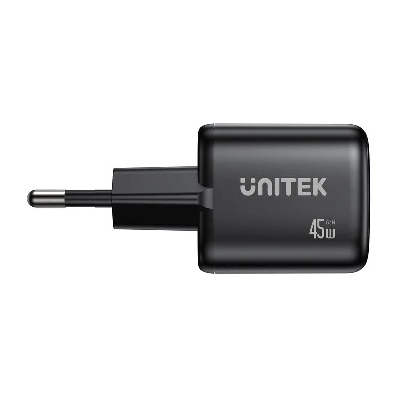Uniteki seinilaadija 2x GaN 45W — 2× USB‑C PD 3.0 ja QC kiirlaadimine