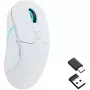 Mänguhiir Keychron M3 paremakäeline RF-juhtmevaba + Bluetooth optiline 26000 DPI valge