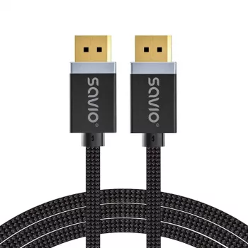 SAVIO DISPLAYPORT (M) - DISPLAYPORT (M) KAABEL, V1.4, 3 m, CL-176