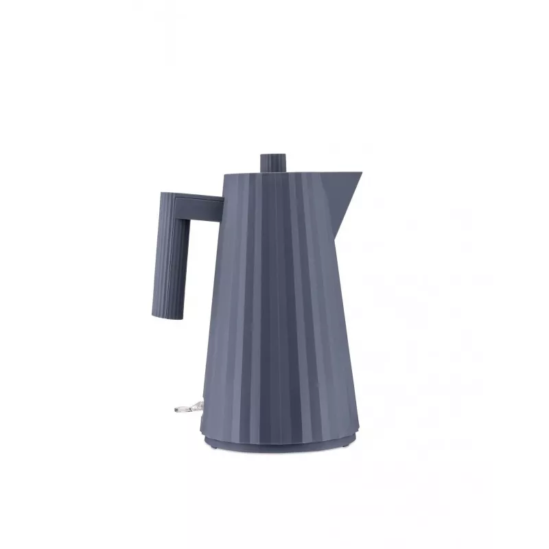 Alessi MDL06 B Plisseeritud elektriline veekeetja, must Euro pistik