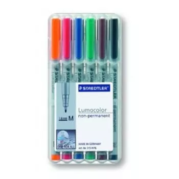 Marker Staedtler 315 WP6 Must Sinine Pruun Roheline Oranž Punane