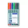Marker Staedtler 315 WP6 Must Sinine Pruun Roheline Oranž Punane