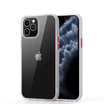 Kaitsev põrutuskindel ümbris Devia Shark seeria iPhone 12 Pro Maxile, valge