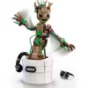 LEGO Marvel Tantsiv Groot ehitatav animeeritud mänguasi tegelaskuju Galaktika Valvurid laste käsitsi juhitav interaktiivne mängukomplekt superkangelane