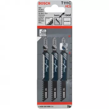 Bosch T 111 C pusletera Kõrgsüsinikteras (HCS) 3 tk