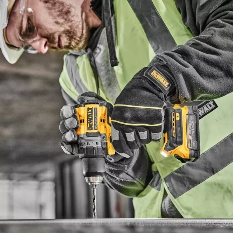DeWALT DCD800E2T-QW puur 2000 RPM 1,28 kg Must, Kollane