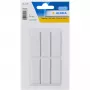 HERMA 15186 isekleepuv silt Ristkülik Valge 15x45mm 6 tk