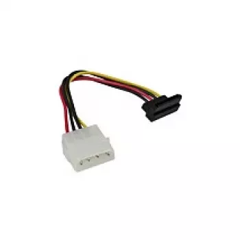 Synergy21 kaabel SATA toitekaabel 4pin -> 15pin (nurk) **