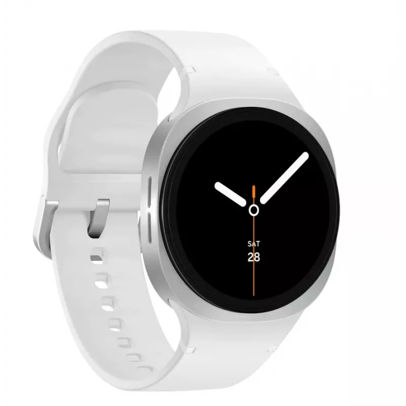 Samsung Galaxy Watch 8 3,3 cm (1,3 tolli) AMOLED 40 mm Digitaalne 438 x 438 pikslit Puuteekraan Hõbedane Wi-Fi GPS (satelliit)
