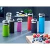 Reisikruus Leifheit 03245 roostevaba teras 350 ml, kahekordse seinaga, lekkekindel, klappkaas, must/punane