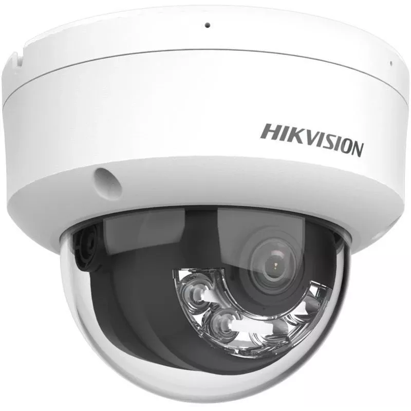 IP turvakaamera Hikvision DS-2CD2123G2-LIS2U (2,8 mm) — 6 MP dome, PoE, IR 30 m, WDR 120 dB, microSD kuni 512 GB
