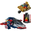 Ehitusmängukomplekt LEGO Marvel Super Heroes Captain America Thanos 76319 — 107 tk, 2 minifiguuri, vanus 4+