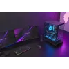 TACENS Mars Gaming MCPRISMA Midi Tower PC korpus, must, karastatud klaas, toetab ATX/Micro-ATX/Mini-ITX, 2x3,5-tollised + 2x2,5-tollised sahtlid